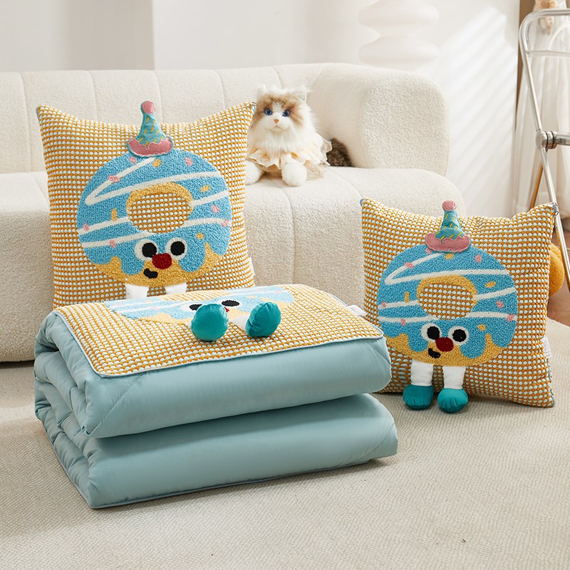 两用抱枕被靠垫枕头被午睡汽车沙发办公室午休学生四季二合一靠枕