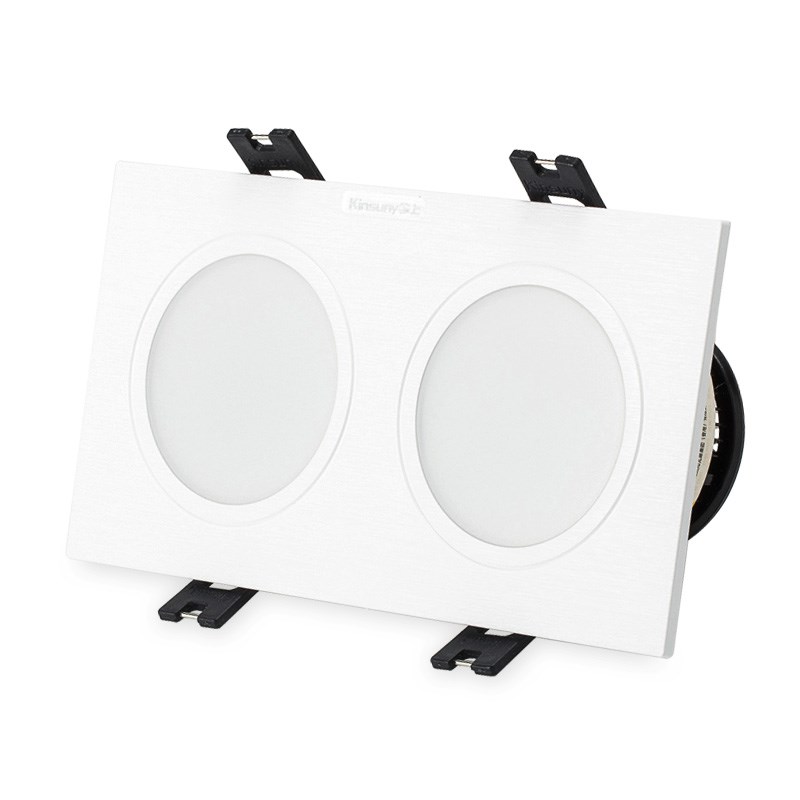 今上led筒灯嵌入式W寸开孔7.5头筒灯孔格栅灯长方形T9