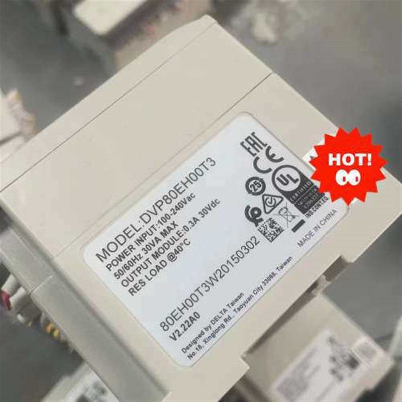 dvp80eh00t3 鍙拌揪plc锛屼簩鎵嬫媶鏈哄師瑁呮鍝侊紝閲忓浼