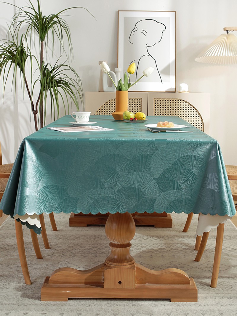 桌布防水防油防烫免洗加厚新款饭店家用正方长方形茶几电视柜台布