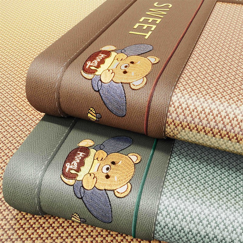 夏季冰丝凉席床笠款三件套2024新款床罩夏天床垫保护罩床单床套罩