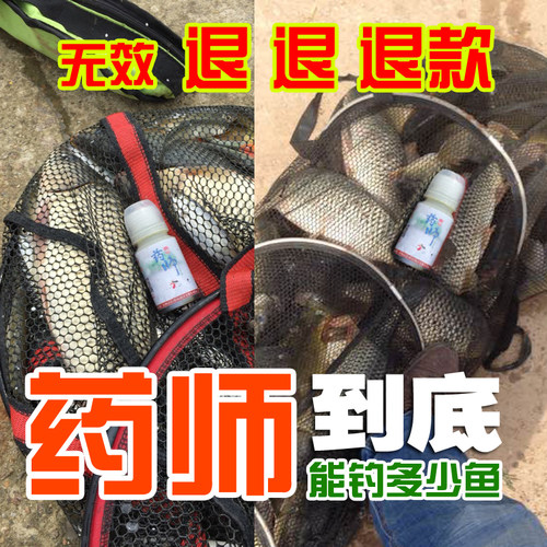 百分药师钓鱼小药 鱼饵 添加剂鲫鱼鲤鱼饵料竞技野钓黑坑钓鱼用品