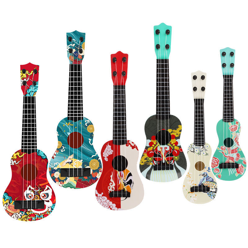 儿童可弹奏尤克里里初学者国潮风儿童吉他启蒙早教音乐礼品