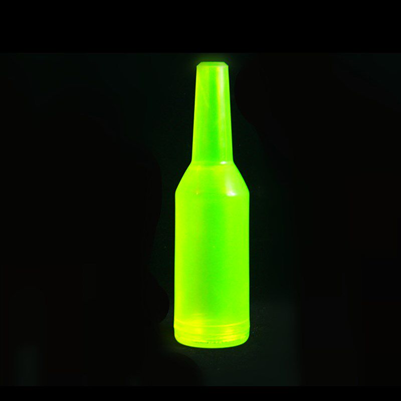 透明放射荧光绿 调酒师练习瓶 酒吧花式抛樽