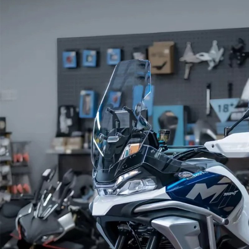 天飞仕适用于春风700MT挡风改装专用加高加宽前风挡配件挡雨板