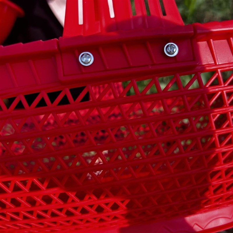 农用篮子提篮化肥手提塑料水果加厚熟胶果蔬采摘挎篮沥水篮筐竹筐