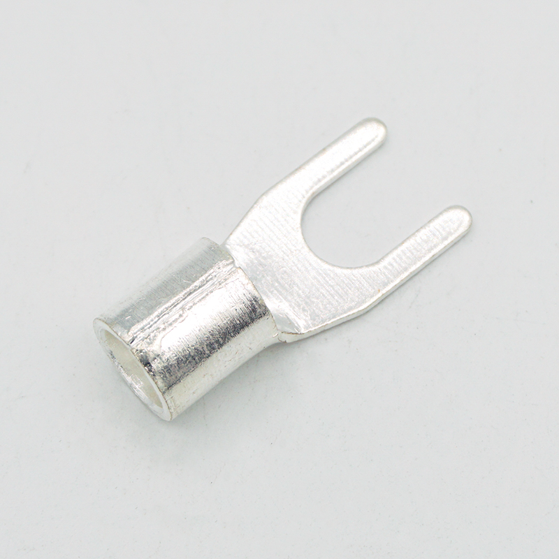 UT-/8/10冷压接线端子U型裸端头Y形线鼻子叉型紫铜线耳平方