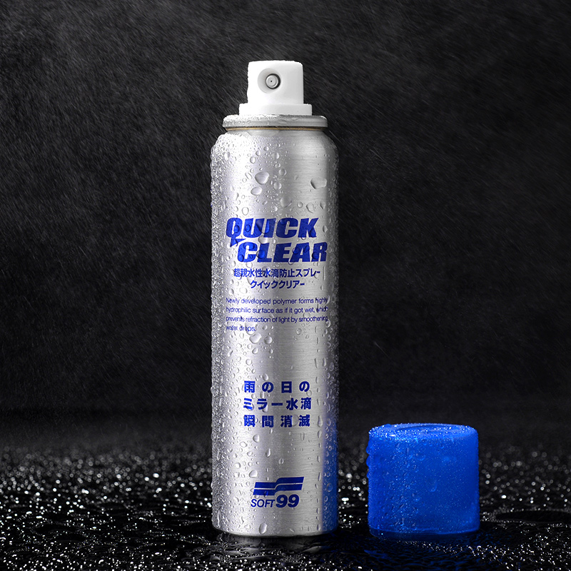 SOFT99雨敌汽车雨天後视镜防雨剂反光後视镜防雨水镀膜驱水剂喷雾