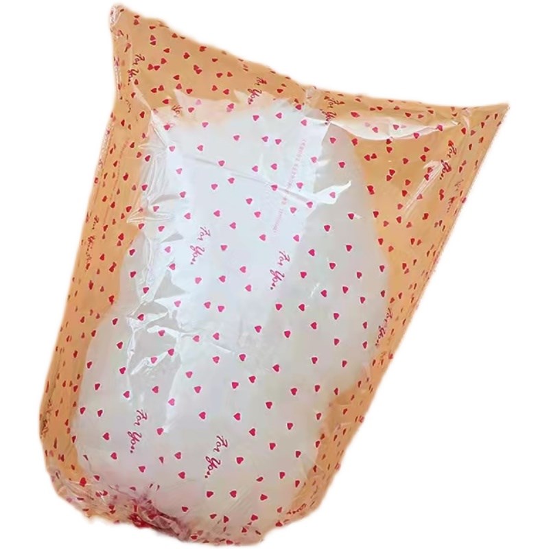 花式棉花糖包装袋子专用打包袋彩色毛绒袋子带扎丝商用