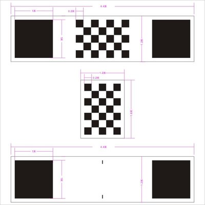 30全景调试布标定布30全景标定布调试布拼接布前后大布标定布