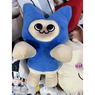 正品艾露可猫大头抱枕动漫周边日通呆卡头猫猫头老大的喵爱呆萌生