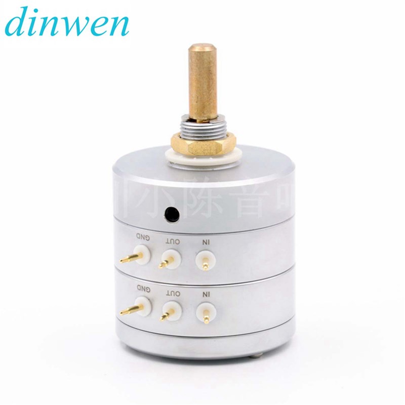 EIZZ 2档分压步进式音量电位器 碳膜电阻声道 10K K 100KK