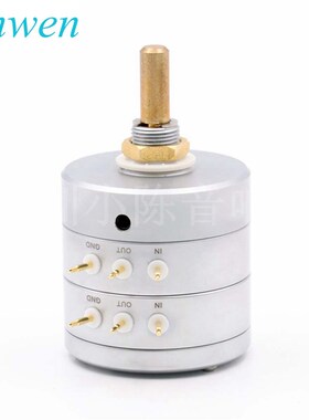 EIZZ 2档分压步进式音量电位器 碳膜电阻声道 10K K 100KK