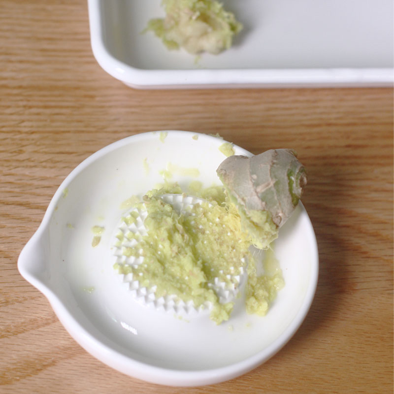 雨花石杂货 陶瓷磨姜器 研磨工具磨蒜盘压蒜器单手操作