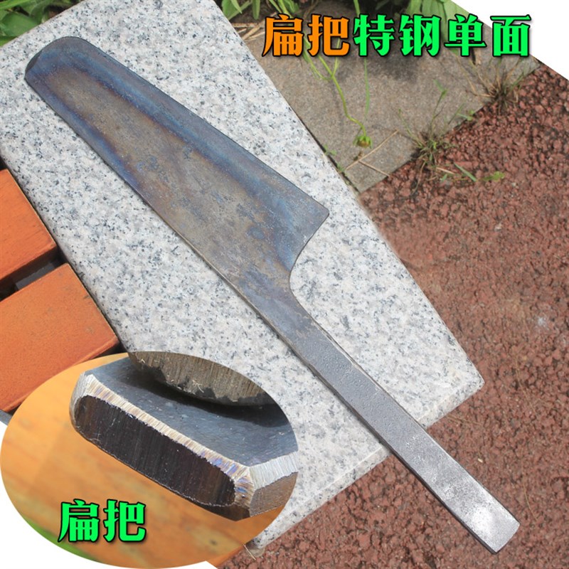 孟传国圆角特钢单面砖刀砌墙刀铲老式圆头瓦刀泥工瓦工具丰钻泥刀