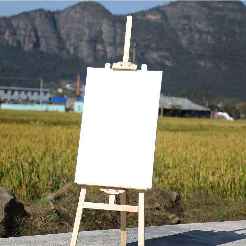 木质画架海报架KT板展架广告牌展示牌画架画板海报架易拉宝制作