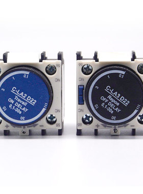 接触器时间继电器触头L2 D20 D22 D2 5通断电延时空气延时头