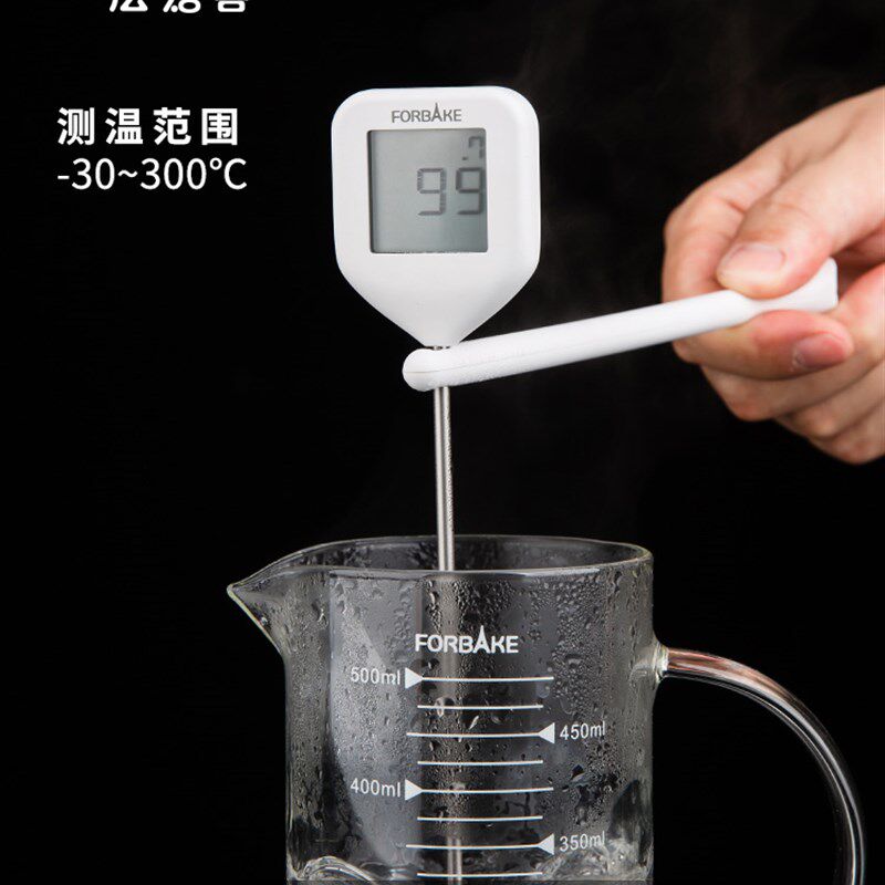 法焙客 温度计 手持重力感应测水温计油温奶温煎牛排熏肉烘焙家用
