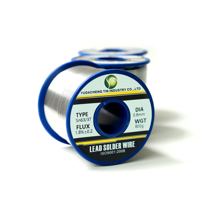免清洗活性松香芯光亮锡铅焊锡丝Sn3/37铬铁焊台锡线低溶点0.8mm
