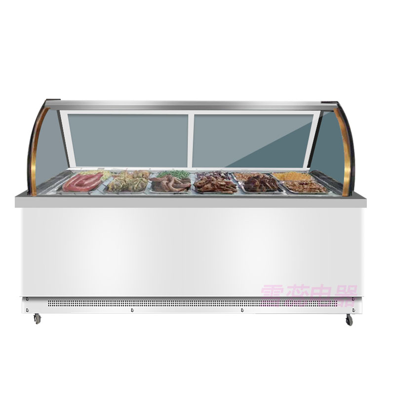 雪蕊熟食鸭脖展示柜冷藏柜商用卤菜凉菜保鲜柜串串点菜柜烧烤冰柜