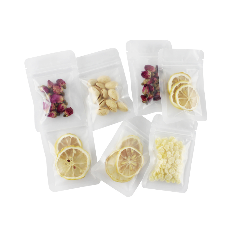 加厚水果干花茶包装袋盒1000个磨砂机封干果饼干塑料自封袋