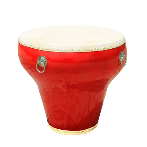 1/18/20寸花盆鼓木制水鼓牛皮鼓民族鼓京剧鼓定音鼓道具鼓彩绘鼓