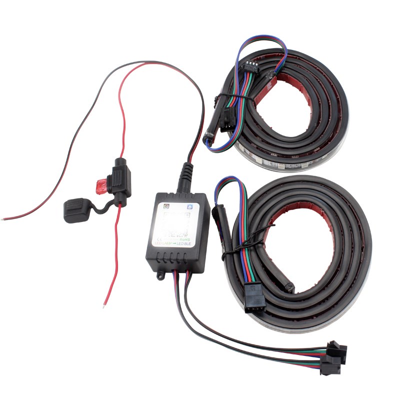 七彩底盘灯 底盘改装汽车装饰灯氛围灯防追尾灯led车底灯轮毂灯