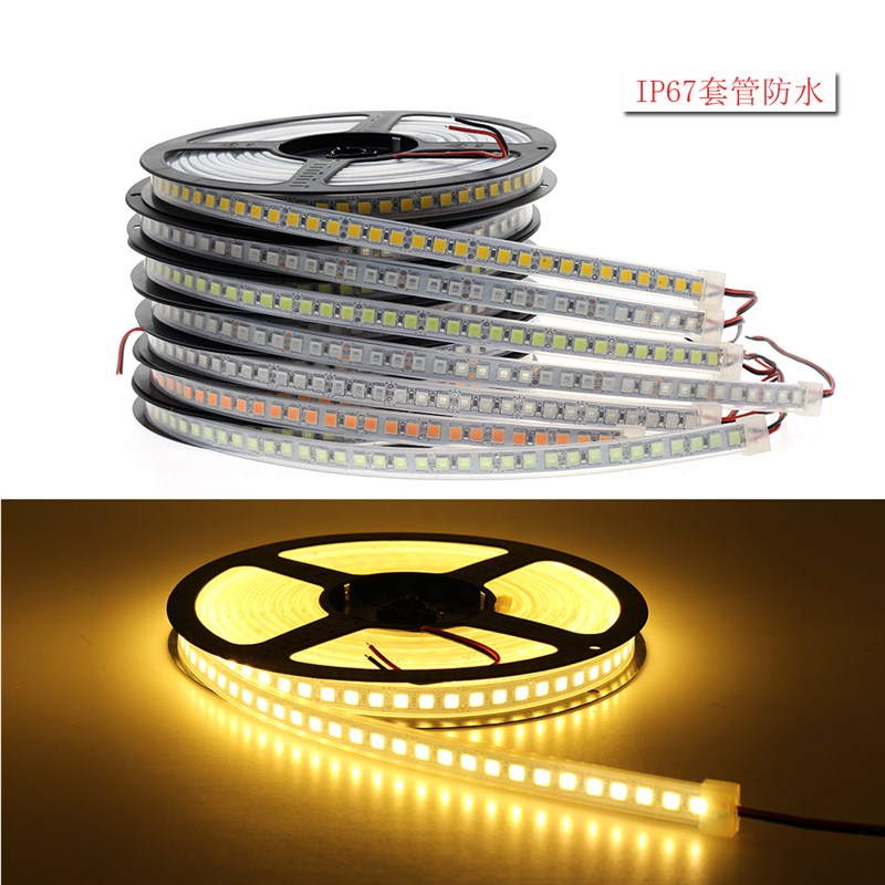 vLED灯带单排0灯珠rgb5高亮粉色冰蓝灯箱柜台汽车灯条