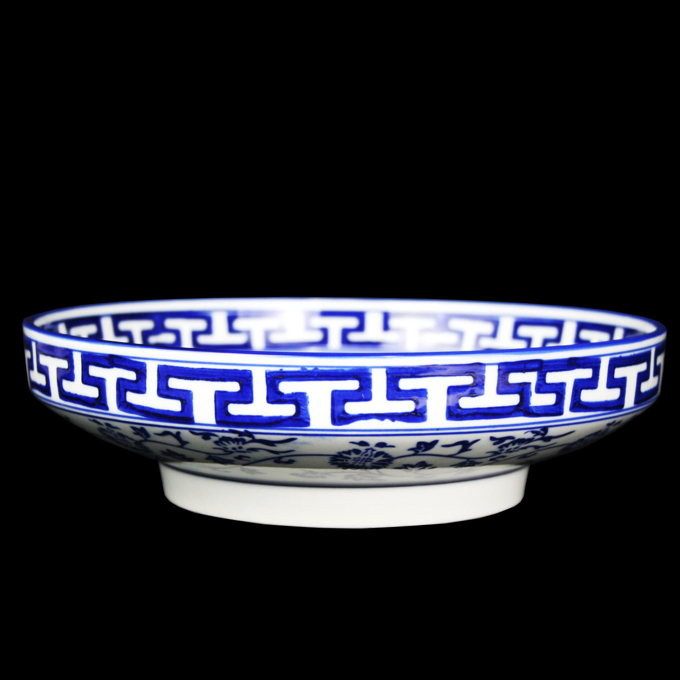 酒店用特色创意青花陶瓷大碗如意碗汤碗汤盆水煮鱼碗菜碗