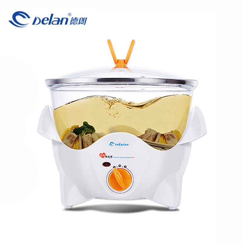 德朗MD-01/02/03玻璃养生锅慢炖锅慢炖煲电炖盅煲汤药锅煮粥锅煲