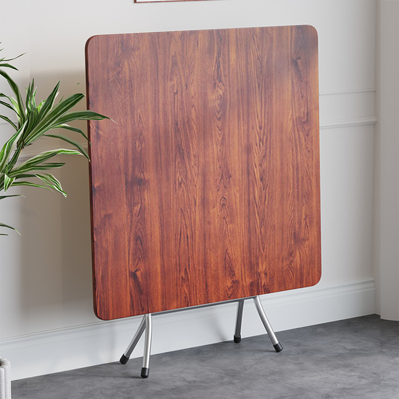 折叠方桌简易折叠桌家用小户型饭桌可携式吃饭桌子出租房人8人餐