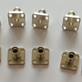 16mm 方形SMA905光纤法兰 座子