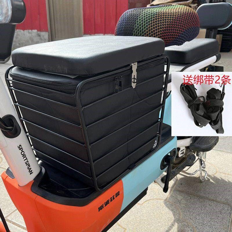 瓶放书包神电器前置儿童949座椅篮筐储篮防物雨电车摩宝宝座椅前
