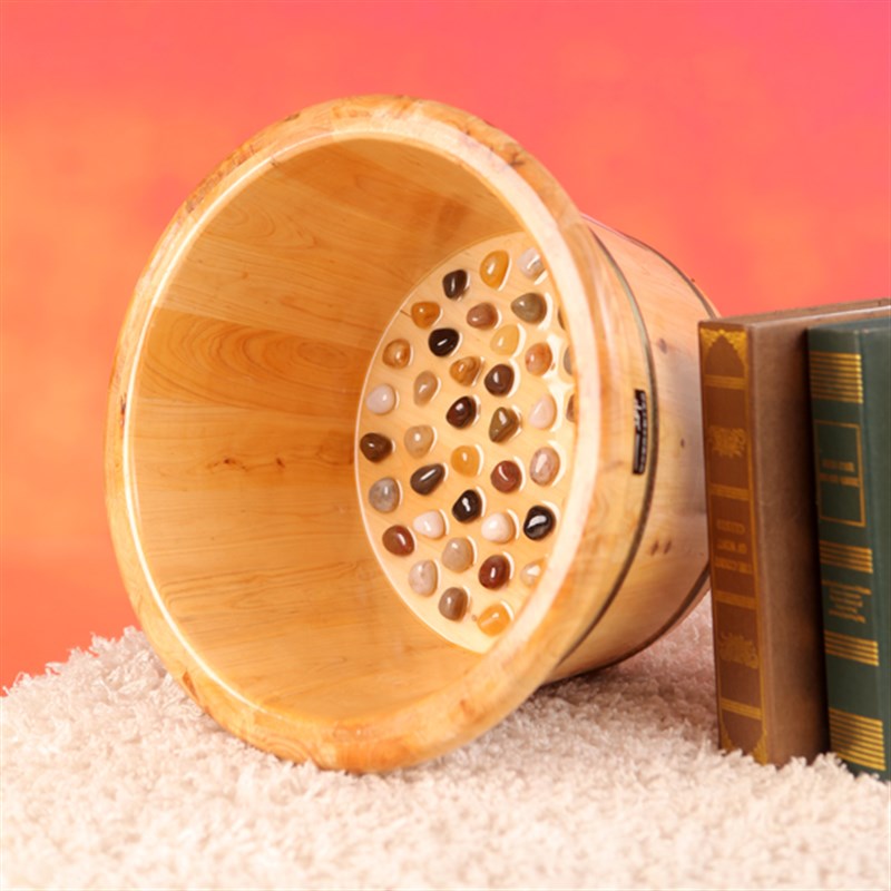 香柏木泡脚木桶泡脚桶足浴盆泡脚木桶按摩洗脚盆家用泡脚盆过小脚