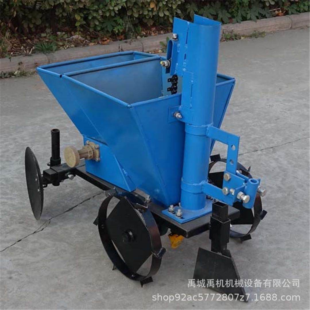 手扶拖拉机土豆播种机马铃薯种植机土豆播种施肥起垄一体机