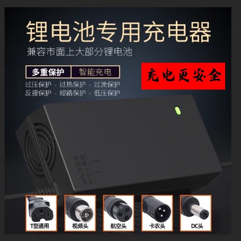 锂电池电动车充电器8V3V0V2V272V锂离子哈雷平衡车通用智能