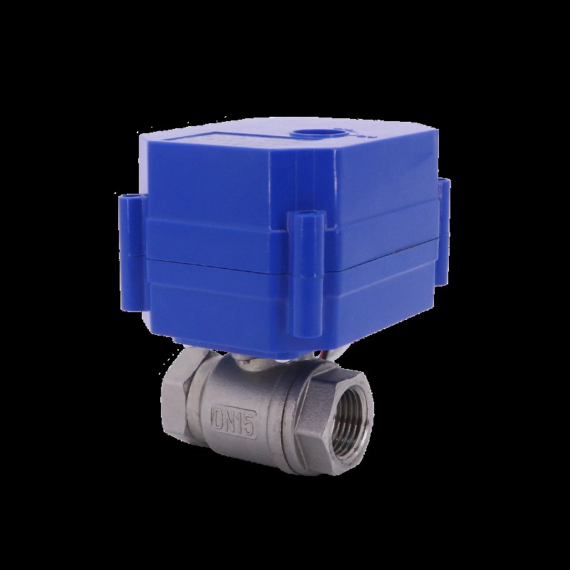 CWX-0P 不锈钢电动球 电动二通 微型电动DN15 20  DC2V