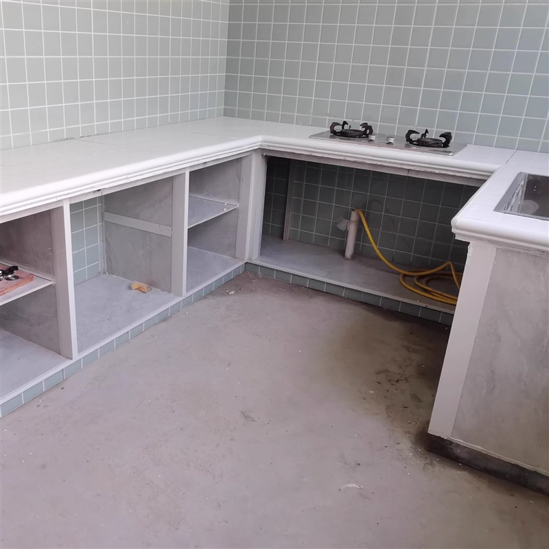 砖夹橱柜白色拐角阴角卡槽二合一转角立柱瓷砖灶台铝合金立柱配件