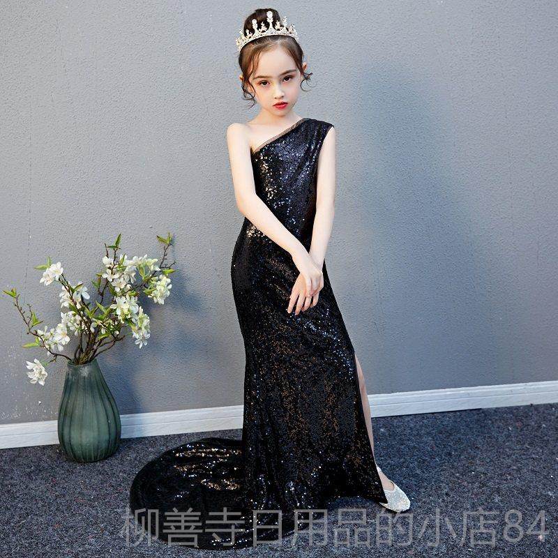正品儿模特走秀高档主晚服礼女童钢琴演出服持小提琴表演童服黑色,童装/婴儿装/亲子装,儿童礼服,淘宝优惠券,粉丝福利购,淘宝优惠卷