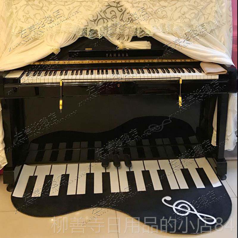 正品垫厅左岸欧式美关式黑白钢琴地毯地客卧室书房餐厅玄手工地毯