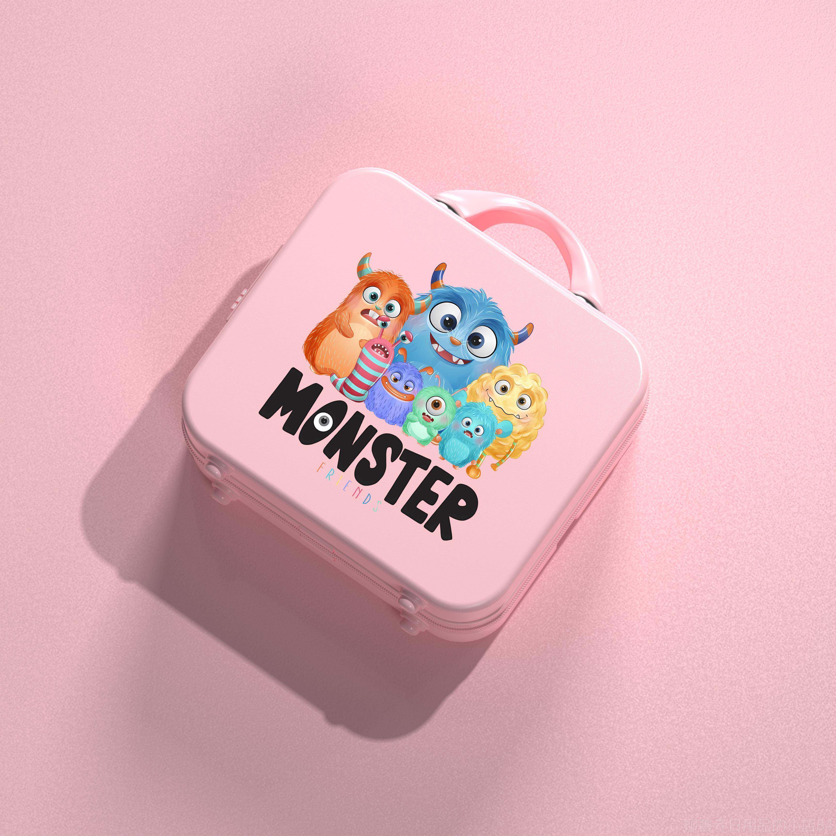 正品儿童卡通提箱16寸妆箱手14寸小型行李箱旅化行箱迷你可包携式