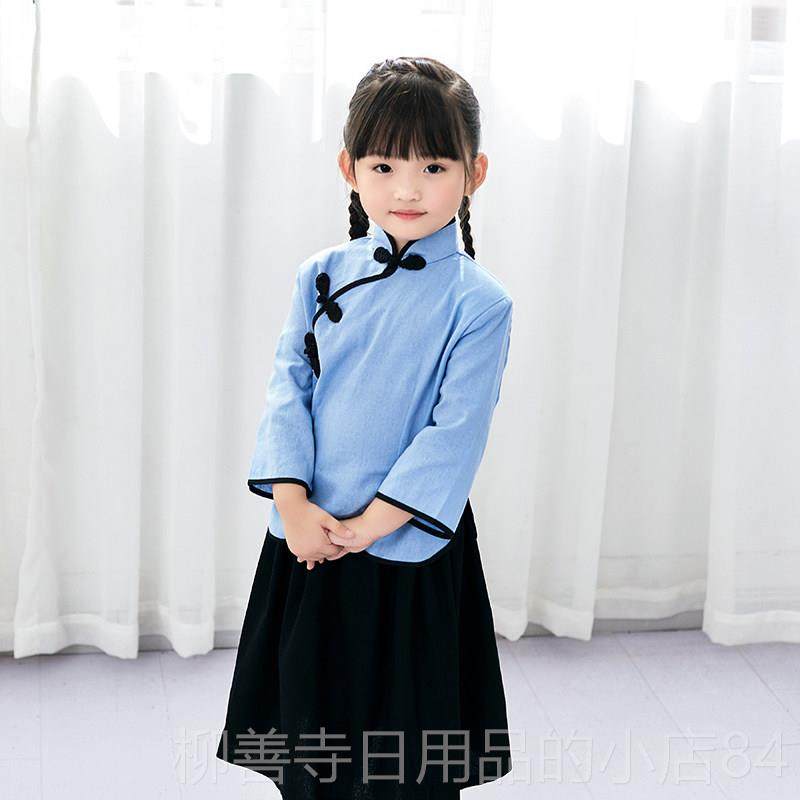 正品儿童民国学装女童复古女套装五四青年装儿园小孩幼六一生演出,童装/婴儿装/亲子装,儿童演出服,淘宝优惠券,粉丝福利购,淘宝优惠卷