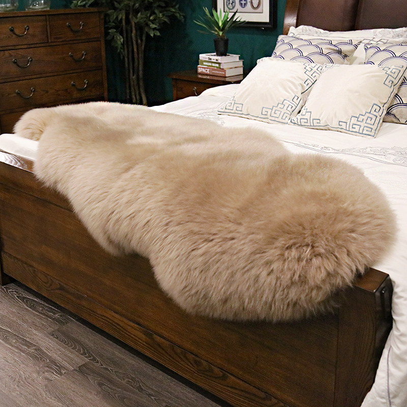 澳洲羊毛皮毛一体地毯羊毛沙发垫飘窗垫整张羊皮垫羊毛垫卧室床边