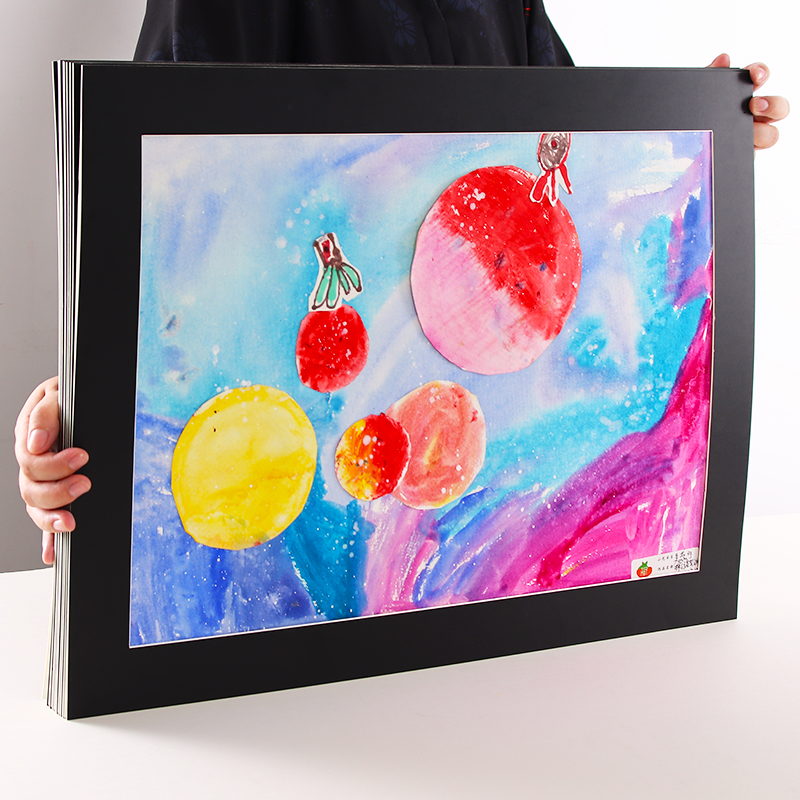 工厂直供A2相框 4开画框 简易卡纸相框2开尺寸定制卡纸裱画框18寸