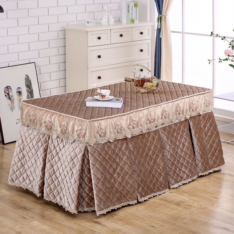 加厚电炉罩长方形烤火罩茶几桌布新款防尘电暖炉取暖桌罩电烤炉罩