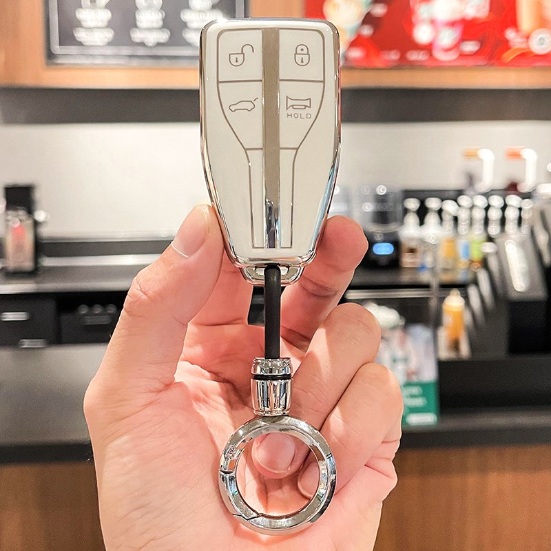 红旗钥匙23款 hs7壳h7扣eqm5专用e-hs3高档hs5汽车壳扣男女