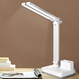 可旋转台灯无极调光开关充插两用触摸小夜灯卧室睡眠灯充电式新款