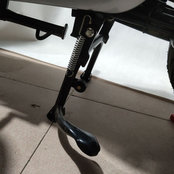 深远009中撑撑脚加厚大脚架双支撑车梯撑车架电摩脚撑边撑支撑架