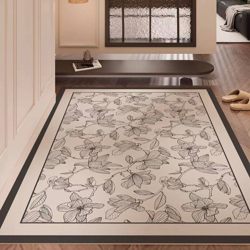 入户门可擦地垫进门PVC免洗防水薄皮革玄关口地毯1mm不卡门防滑垫