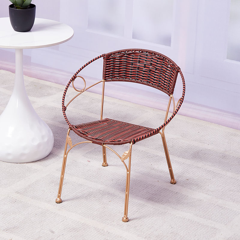 藤椅腾椅休闲椅子家用编织椅子靠背椅儿童小阳台围椅茶几